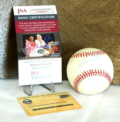 David Ortiz Boston Red Sox Signed Autographed Official ML Baseball JSA & STEINER - Image 1 of 4