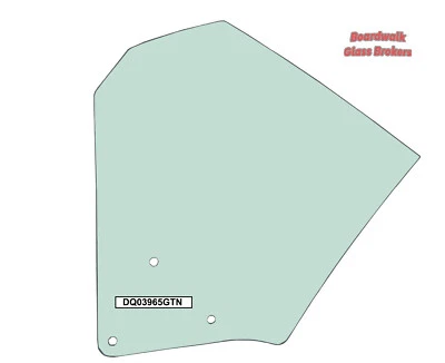 Pontiac Lemans Sport Convertible (68-70) Left Quarter Glass - Image 1 of 4