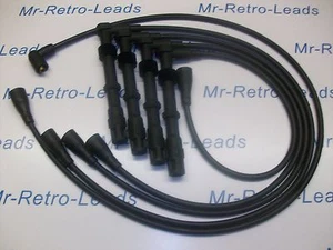 CABLES DE ENCENDIDO DE RENDIMIENTO NEGROS 8MM PARA SIERRA COSWORTH RS 16V CALIDAD HT - Imagen 1 de 4