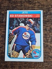 1982-83 O-PEE-CHEE NHL HOCKEY #393 ED STANIOWSKI WINNIPEG JETS