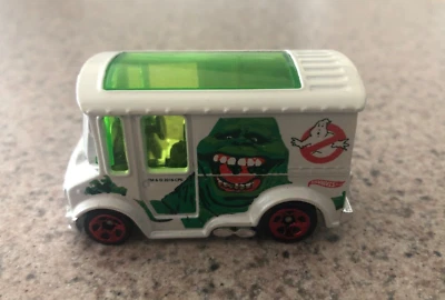 Mattel Hot Wheels 2016 Ghostbusters Slimer Bread Box Delivery Truck Loose - Image 1 of 4