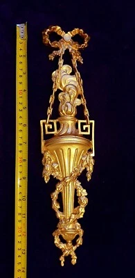 FRANZÖSISCHER ANTIKER LOUIS XVI GOLD VERGOLDET DORE KUNSTHARZ WANDRAHMEN ZIERLEISTE DEKORATION