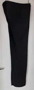 C63 Lovely pair of Ladies BLACK TROUSERS 2 Side Pockets Belt Loops Size 10R - Picture 1 of 8