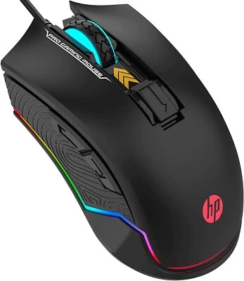 HP Wired Gaming Mouse LED Backlit USB Mouse for Gamers - Image 1 of 4