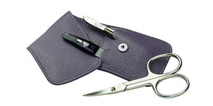Becker-Manicure Erbe Solingen 3-Piece Manicure Set Manicure Case for Men Leather - Picture 1 of 4