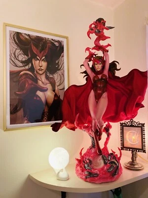 Sideshow Collectibles - BRUJA ESCARLATA - Estatua Formato Premium - LE 3000 - COMO NUEVO Foto 1 de 2