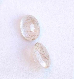 10.80 Ct Natural Golden Rutile Quartz Faceted Cut Oval Shape Best Quality - Picture 1 of 2