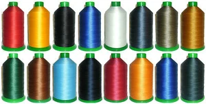 STRONG BONDED NYLON THREAD 30'S, 2300MTRS, IPCABOND THREADS, ASSORTED COLOURS - Picture 1 of 21