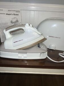 Maytag Cordless Steam  Iron W/ Case MLI7500AAW 120v White Tested