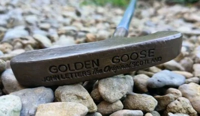 Vintage John Letters The Original Scotland GOLDEN GOOSE Putter - 35.5in - RH - Image 1 of 4