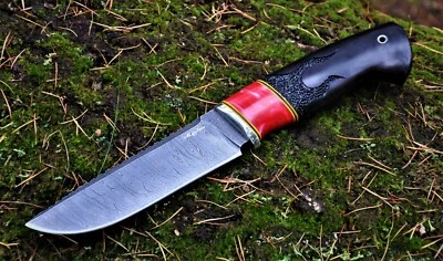 Nazarov Knives Russland Damast Outdoor Jagd барракуда Messer Handarbeit HRC62 - Bild 1 von 4