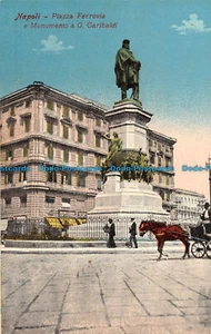 R061203 Napoli. Piazza Ferrovia e Monumento a G. Garibaldi Roberto Zedda - Bild 1 von 2