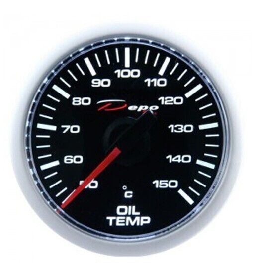Termometro Olio Auto 52mm Universale - Indicatore Digitale LED 50-150&deg;C Con Sensore, Per Modifiche E Tuning