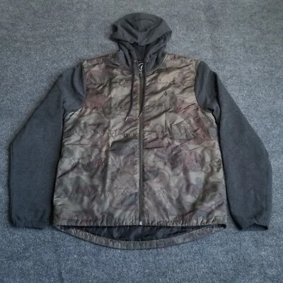 Volcom Jacket Men Size M Turning Stones Camouflage Full Zip Hoodie - Image 1 of 4