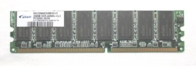 Ram 256MB 184 Pin, M2U25664DS88B3G-5T, DDR, 400MHz, PC3200U-30330, 2.5V - Image 1 of 4