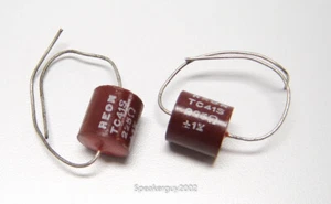 2 NOS REON Non-Inductive Wire-Wound Resistors / 225 Ohm 1% -- RM2 - Picture 1 of 2