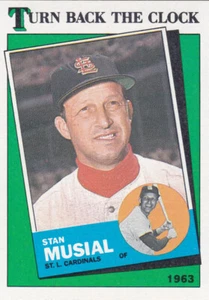 1988 TOPPS..STAN MUSIAL..TURN BACK THE CLOCK..# 665..CARDINALS..COMBINED SHIP - Bild 1 von 1