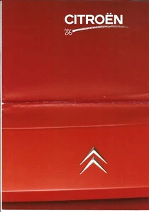 Citroen Range 1985-1986 UK Market Sales Brochure 2CV Visa BX CX C15 - Picture 1 of 3