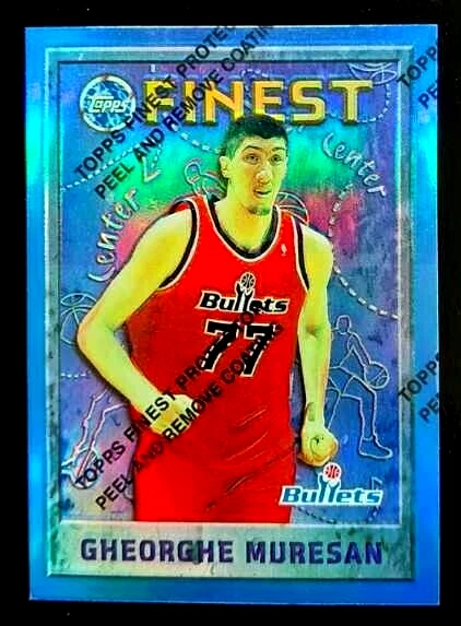 1995-96 Topps Finest REFRACTOR Gheorghe Muresan #46