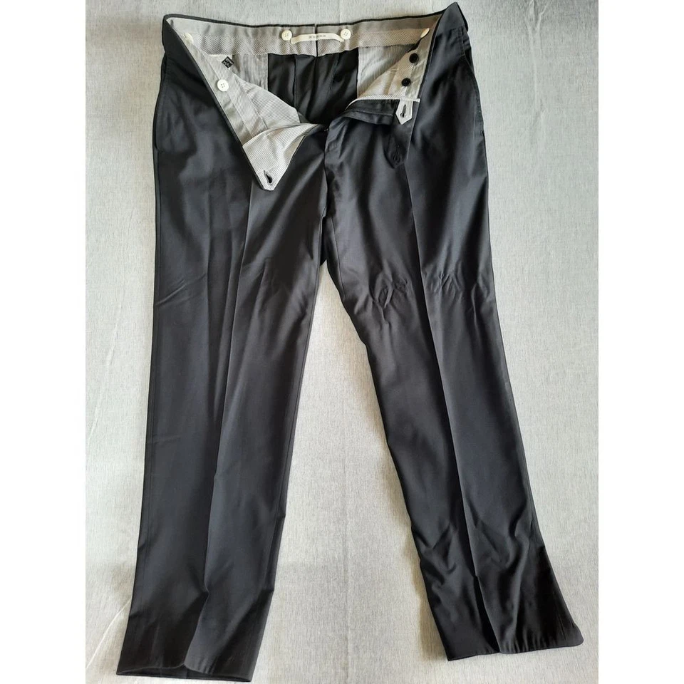 Ermenegildo Zegna Men Tg54 Slim Stretch Waistband Activewear Lined Dress Pants - Image 1 of 4