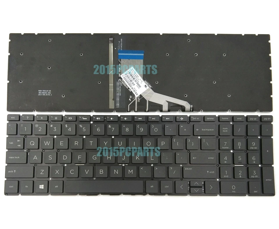 Nuevo teclado retroiluminado HP Envy X360 15m-ds0000 15m-ds0011dx 15m-ds0012dx EE. UU. Foto 1 de 1
