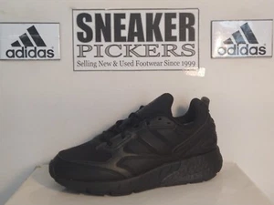 Adidas ZX 1K BOOST 2.0 J - GY0852 - Black / Black - Youth: 5.5Y / Women's: 7 NEW - Picture 1 of 16