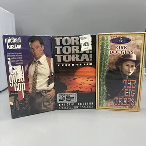 3 VHS Tapes, The Big Trees, Tora Tora Tora, One Good Cop - Picture 1 of 1