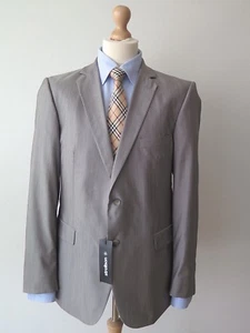 £250 STRELLSON Bailey-Manhattan Silk Wool Blazer Jacket Sport Coat EU 52 - UK 42 - Picture 1 of 11