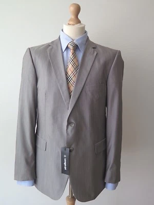 £250 STRELLSON Bailey-Manhattan Silk Wool Blazer Jacket Sport Coat EU 52 - UK 42 - Image 1 of 4