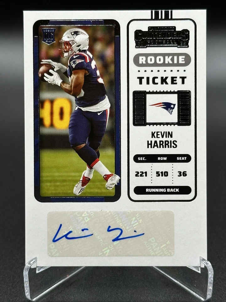 2022 Contenders Kevin Harris Rookie Ticket Auto RC - Image 1 of 2