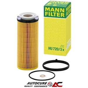 PER BMW SERIE 3 3.0 325D M SPORT E90 2008-2012 DIESEL FILTRO OLIO MANN originale - Foto 1 di 1