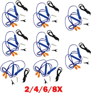 2/4/6/8 piezas tapones para los oídos azules audífonos Bluetooth para trabajo supresión de ruido audición - Imagen 1 de 11