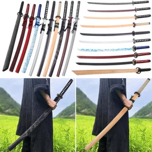 Wooden Bokken Sword Arts Training Martial Kendo Samurai Katana Cosplay Aid Prop - Picture 1 of 27