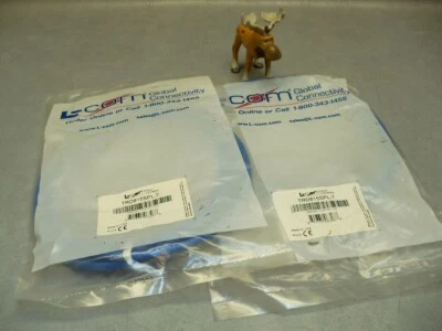 L-Com TRD815SPL-7 Ethernet Cable Cat 5e 7' RJ45 Mil spec Lot of 2 - Image 1 of 4