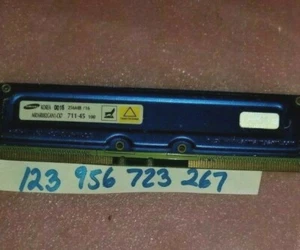 256MB Rambus Rimm 256MB/16 184PIN Non ECC PC 711-45 DUAL RANK 16X8 - Picture 1 of 1
