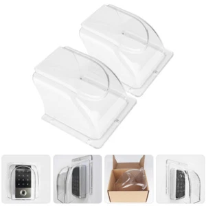 2 Pcs Access Control Machine Rain Cover Attendance Switch Doorbell Protective - Picture 1 of 12