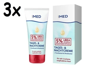 70,00Eur/L) 3x ReAm MED Tages Nacht Gesicht Creme UREA 5% Sheabutter, 3x 50ml - Bild 1 von 1
