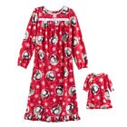 Snoopy Woodstock Microfleece Nightgown & Doll Gown Set Holiday Children's Size 6