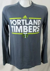 Portland Timbers Mens Small Adidas Long Sleeve Screened Team T-shirt PTI 3 - Picture 1 of 5