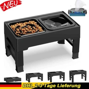 4-fach höhenverstellbare + faltbare Futterstation Fressnapf Wassernapf 1L DHL - Bild 1 von 10