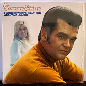 CONWAY TWITTY - Wonder What She'll Think (1971) - 12" Vinyl Record LP - VG+ - Picture 1 of 3