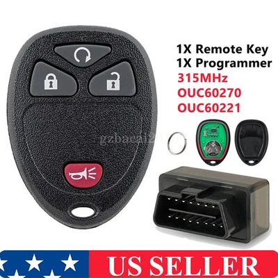 Mando a distancia + programador Chevrolet Avalanche Silverado 2011 2012 2013 Foto 1 de 4