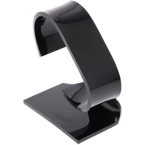 Plymor Black Acrylic Watch Display Stand, 1.75" W x 3" D x 3.75" H - Picture 1 of 2