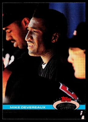 1991 Stadium Club #555 Mike Devereaux - Image 1 of 2