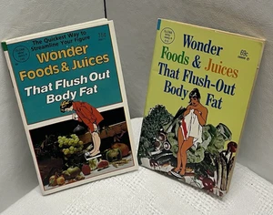 2 Vintage Globe Mini Mag's "Wonder Foods & Juices That Flush-Out Body Fat" - Picture 1 of 7