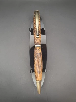 Hand-Turned Bocote Wooden Slimline Pen (Pen #105) - Image 1 of 3