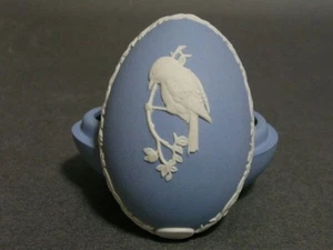 Wedgwood Jasper Easter Egg Small Egg Shaped Lid Condition Used - Picture 1 of 3