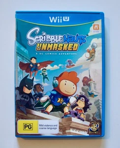 Scribblenauts Unmasked: A DC Comics Adventure Inc Artwork Wii U VGC Mint Disc AU - Picture 1 of 3
