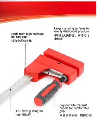 Morsetto per lavorazione del legno morsetto a F morsetto per impieghi gravosi morsetto per pannello morsetto di fissaggio mobili - Immagine 1 di 4