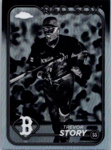 2024 Topps Chrome #279 Trevor Story Negative Refractors - Picture 1 of 2